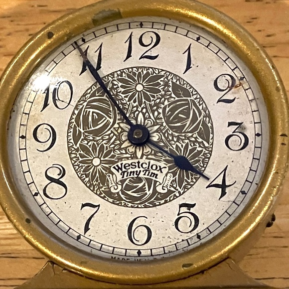 Antique Tiny Tim Clock - Picture 12 of 13